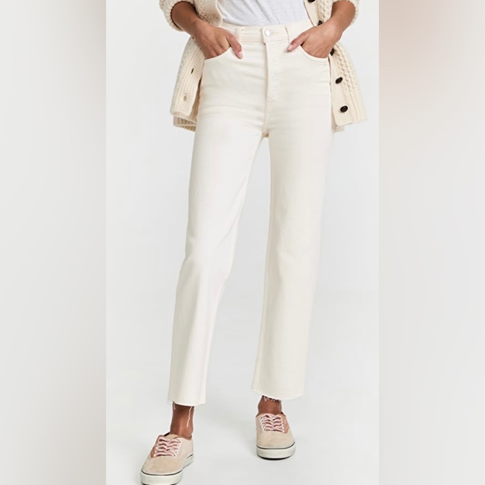 RE/DONE 70s Stove Pipe jeans in Vintage White